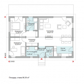 Проект дома 96 кв.м